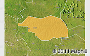 Physical Map of Otuke, satellite outside
