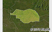 Satellite Map of Otuke, darken