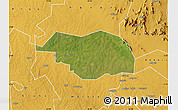 Satellite Map of Otuke, physical outside