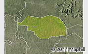 Satellite Map of Otuke, semi-desaturated