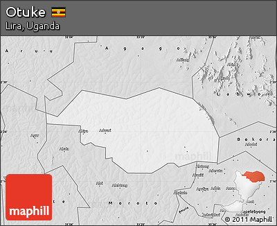 Silver Style Map of Otuke