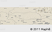 Shaded Relief Panoramic Map of Otuke