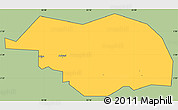 Savanna Style Simple Map of Otuke, cropped outside