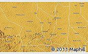 Physical 3D Map of Katikamu