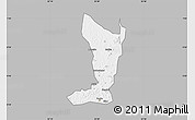 Gray Map of Katikamu, single color outside