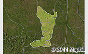 Satellite Map of Katikamu, darken