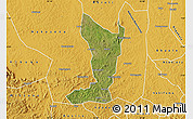 Satellite Map of Katikamu, physical outside