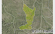 Satellite Map of Katikamu, semi-desaturated