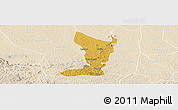 Physical Panoramic Map of Katikamu, lighten