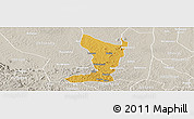Physical Panoramic Map of Katikamu, lighten, semi-desaturated