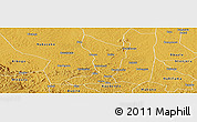 Physical Panoramic Map of Katikamu