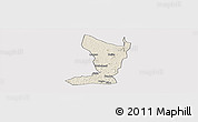 Shaded Relief Panoramic Map of Katikamu, cropped outside