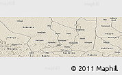 Shaded Relief Panoramic Map of Katikamu