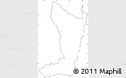 Blank Simple Map of Katikamu, cropped outside, no labels