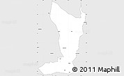 Silver Style Simple Map of Katikamu