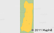 Savanna Style Simple Map of Wabusana (Bamunanika)