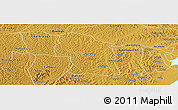 Physical Panoramic Map of Mawogola