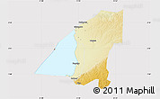 Physical Map of Buliisa, cropped outside