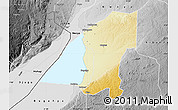 Physical Map of Buliisa, desaturated