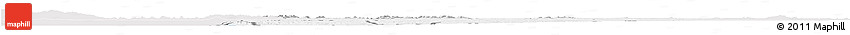 Silver Style Horizon Map of Masindi, single color outside