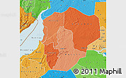 Political Shades Map of Masindi