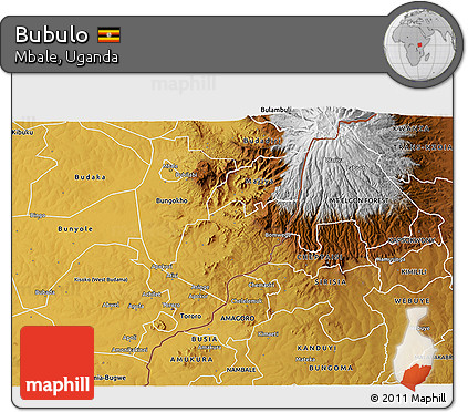 Physical 3D Map of Bubulo