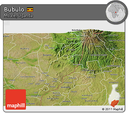 Satellite 3D Map of Bubulo