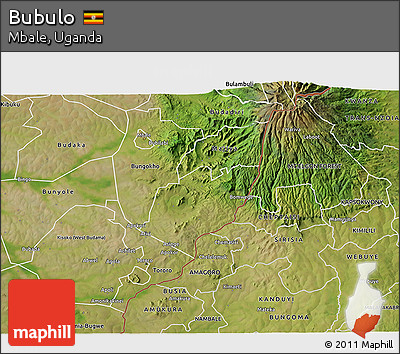Satellite 3D Map of Bubulo