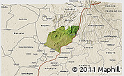 Satellite 3D Map of Bubulo, shaded relief outside