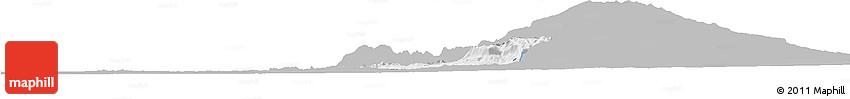 Gray Horizon Map of Bubulo, single color outside