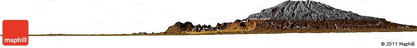 Physical Horizon Map of Bubulo, darken