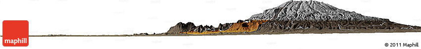 Physical Horizon Map of Bubulo, darken, semi-desaturated