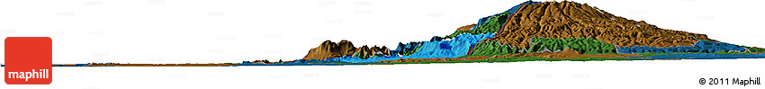 Political Horizon Map of Bubulo, darken