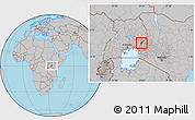Gray Location Map of Bubulo