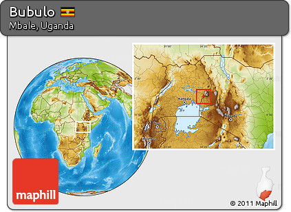 Physical Location Map of Bubulo