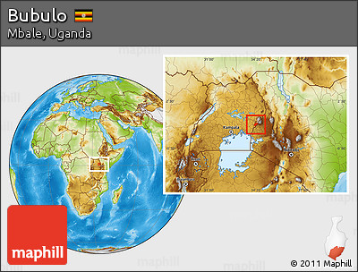 Physical Location Map of Bubulo