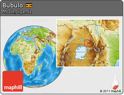 Physical Location Map of Bubulo