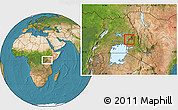 Satellite Location Map of Bubulo