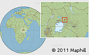 Savanna Style Location Map of Bubulo