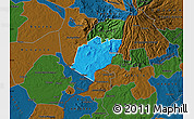 Political Map of Bubulo, darken