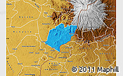 Political Map of Bubulo, physical outside