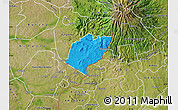Political Map of Bubulo, satellite outside