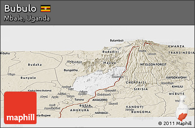 Classic Style Panoramic Map of Bubulo