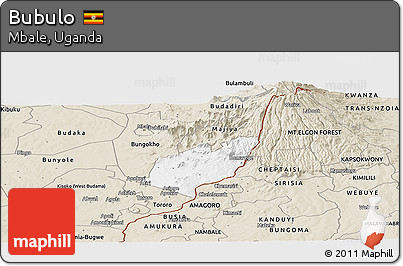Classic Style Panoramic Map of Bubulo