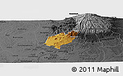 Physical Panoramic Map of Bubulo, darken, desaturated