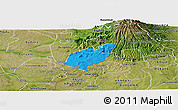 Political Panoramic Map of Bubulo, satellite outside