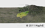 Satellite Panoramic Map of Bubulo, darken, semi-desaturated