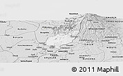Silver Style Panoramic Map of Bubulo