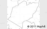 Blank Simple Map of Bubulo, no labels