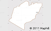Classic Style Simple Map of Bubulo, cropped outside